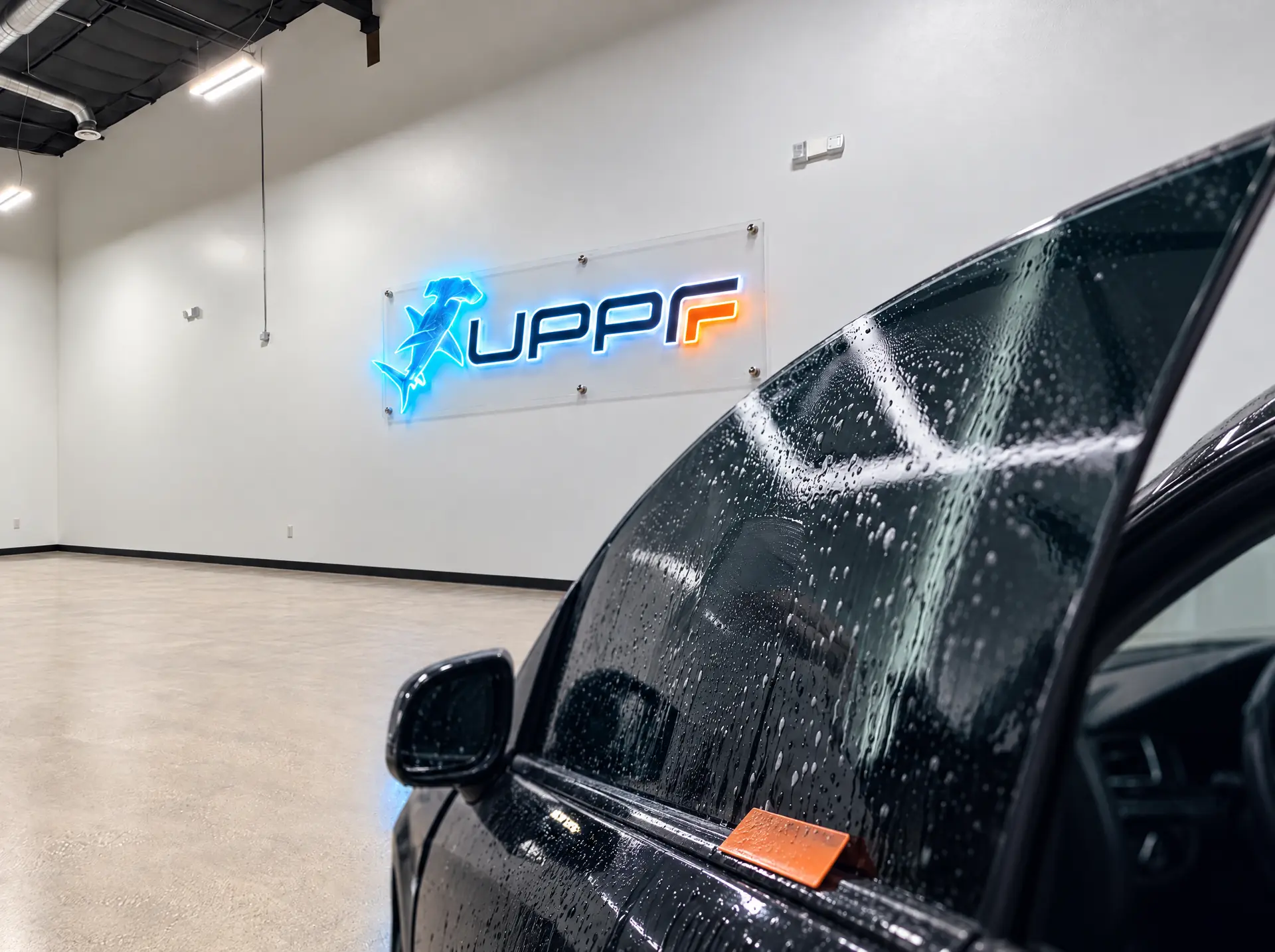 Manta ceramic window tint applied to vehicle glass